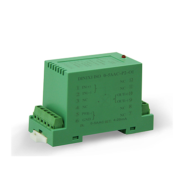 17.Passive two-wire AC voltage current to DC signal isolation transmitter DIN1×1 ISO NNAC-O1 series